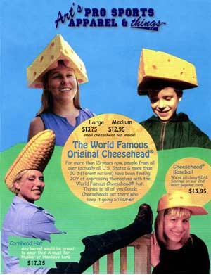 Cheesehead Hats